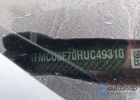 2017 Ford Escape S из США, поврежденный, VIN 1FMCU0F70HUC49310